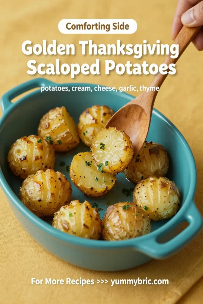 Golden Thanksgiving Scalloped Potatoes