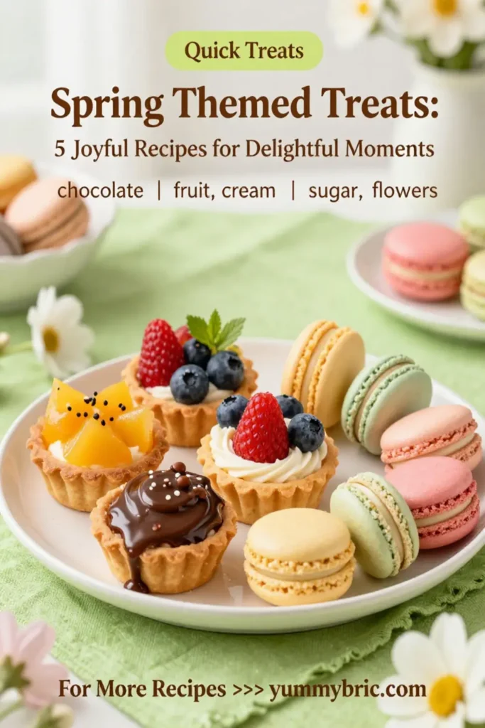 Spring Themed Treats: 5 Joyful Recipes for Delightful Moments