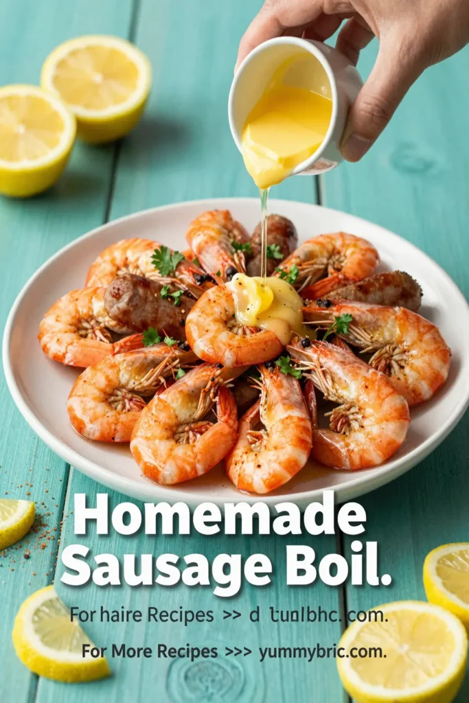 Homemade Shrimp And Sausage Boil