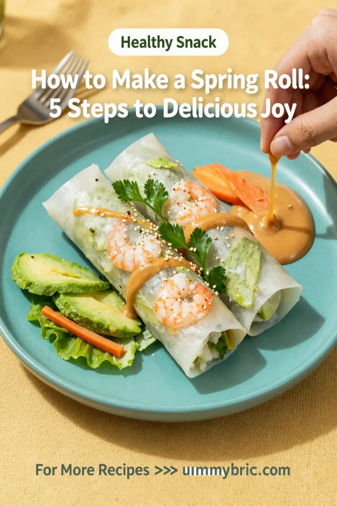 How to Make a Spring Roll: 5 Steps to Delicious Joy