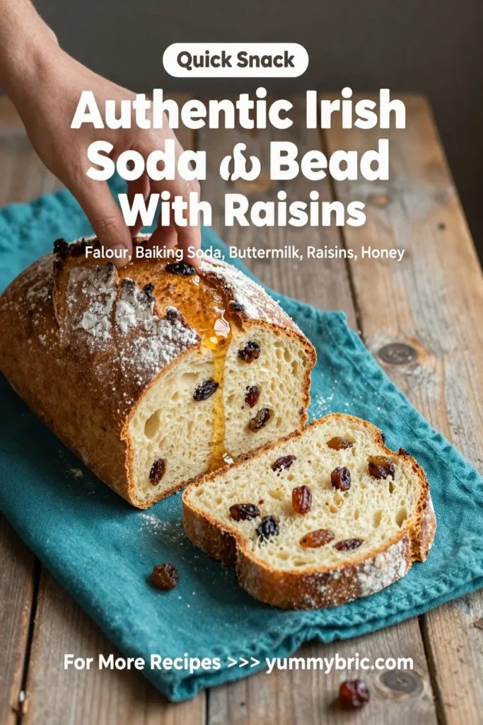 Authentic Irish Soda Bread With Raisins