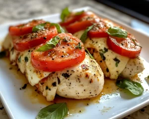 Chicken Breast Recipes: Caprese Stuffed Chicken Breast With Mozzarella in 30 Minutes