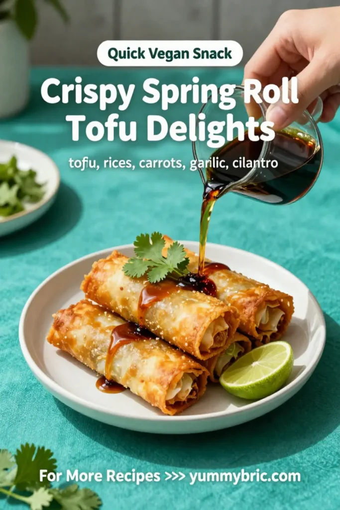 Crispy Spring Roll Tofu Delights: A Vegan Appetizer Recipe You’ll Love!