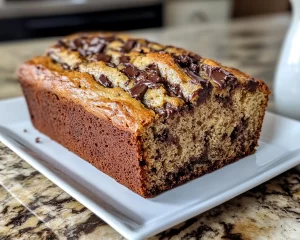 Banana Bread Recipe: Espresso Chocolate Swirl Banana Bread in 35 Minutes