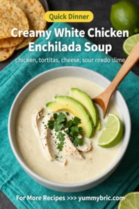 Creamy White Chicken Enchilada Soup