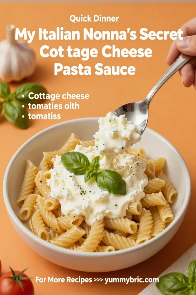 My Italian Nonna'S Secret Cottage Cheese Pasta Sauce!
