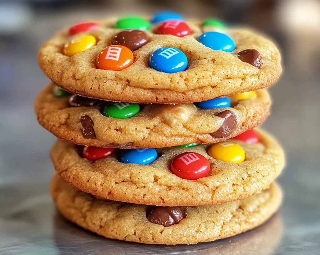 Cookies: Giant Bakery Style M&M Cookies in 25 Minutes