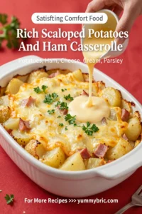 Rich Scalloped Potatoes And Ham Casserole