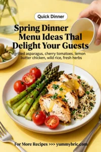 Spring Dinner Menu Ideas That Will Delight Your Guests