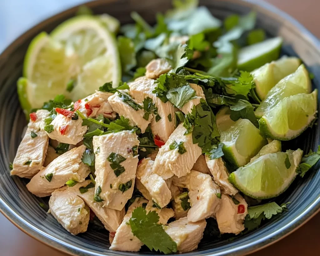 Chicken Salad Recipe: Avocado Chicken Salad With Lime and Cilantro in 15 Minutes