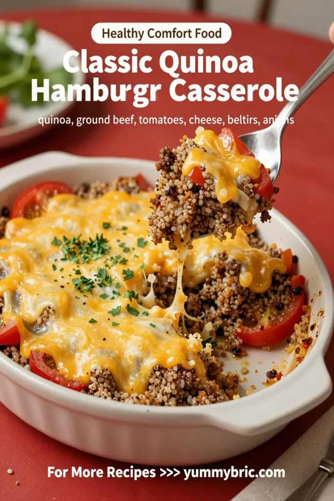 Classic Quinoa Hamburger Casserole