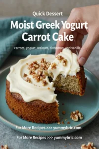 Moist Greek Yogurt Carrot Cake