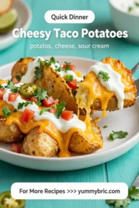Cheesy Taco Potatoes