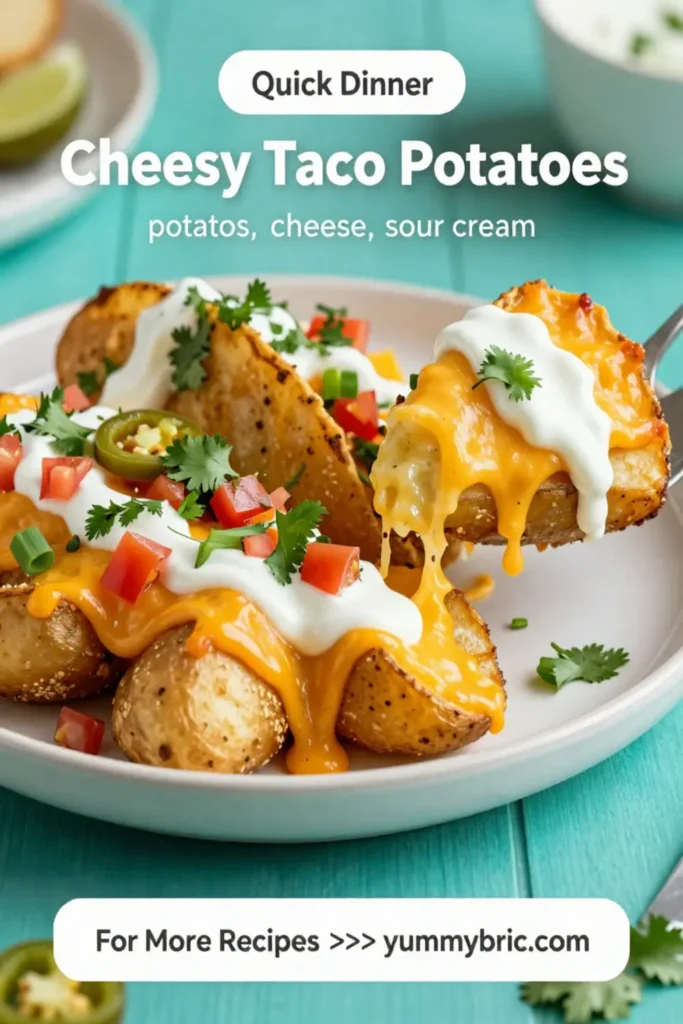 Cheesy Taco Potatoes