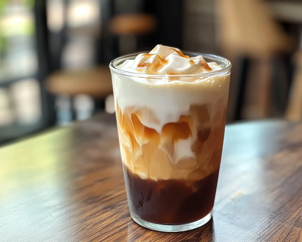 Starbucks Drinks: Vanilla Sweet Cream Cold Brew Copycat in 5 Minutes