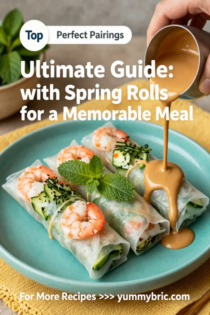 Ultimate Guide: What to Serve with Spring Rolls for a Memorable Meal