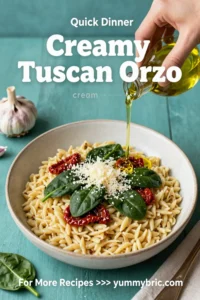 Creamy Tuscan Orzo