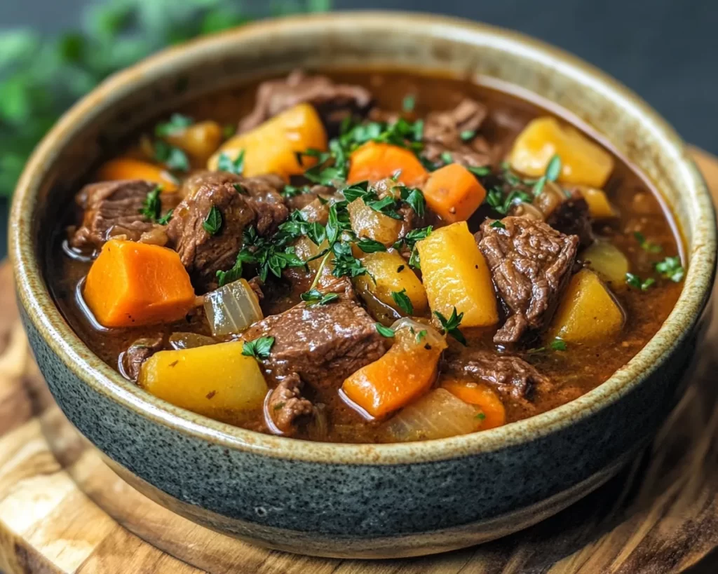 Recipes: Slow Cooker Beef Stew With Root Vegetables in 15 Minutes Prep