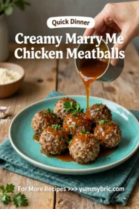 Creamy Marry Me Chicken Meatballs
