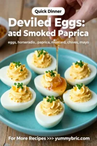 Deviled Eggs: Horseradish and Smoked Paprika Deviled Eggs in 20 Minutes