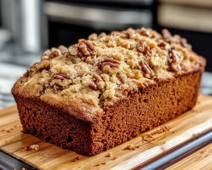 Banana Bread: Brown Sugar Pecan Banana Bread With Streusel Topping in 40 Minutes