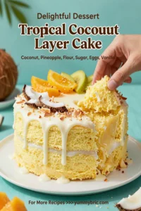 Tropical Coconut Layer Cake