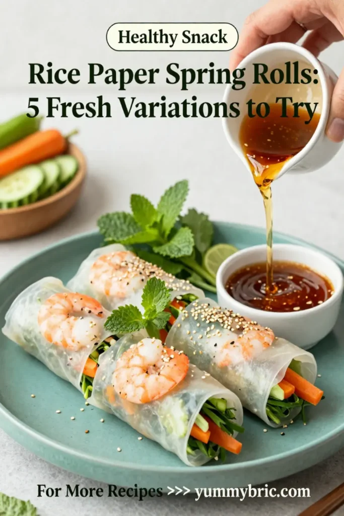 Rice Paper Spring Rolls: 5 Fresh Variations to Try