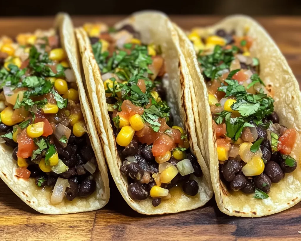 Cinco de Mayo: Black Bean and Corn Street Tacos for Cinco de Mayo in 20 Minutes