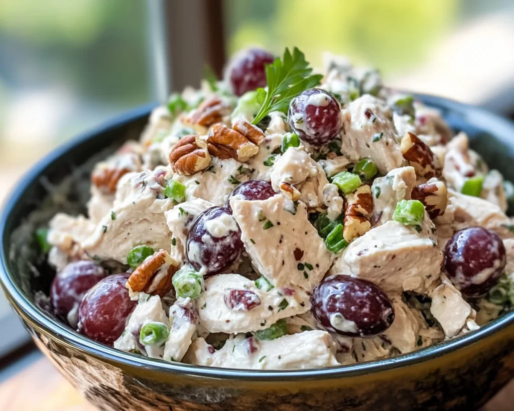 Chicken Salad Recipe: Grape and Pecan Chicken Salad With Greek Yogurt in 10 Minutes