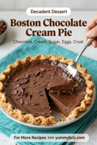 Boston Chocolate Cream Pie Cheesecake