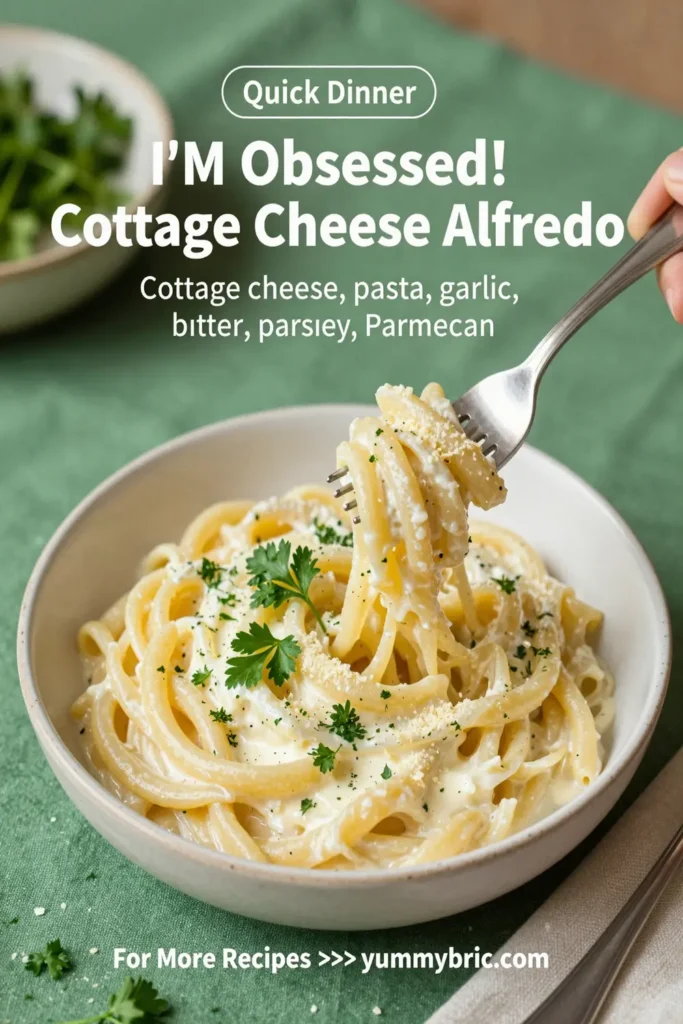 I'M Obsessed! Been Making This Cottage Cheese Alfredo Non-Stop!