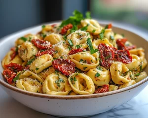 Pasta Salad Recipes: Sun Dried Tomato Tortellini Pasta Salad in 20 Minutes