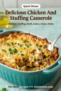 Delicious Chicken And Stuffing Casserole