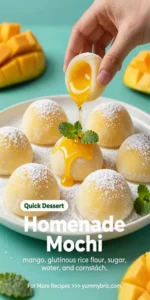 Homemade Mango Mochi