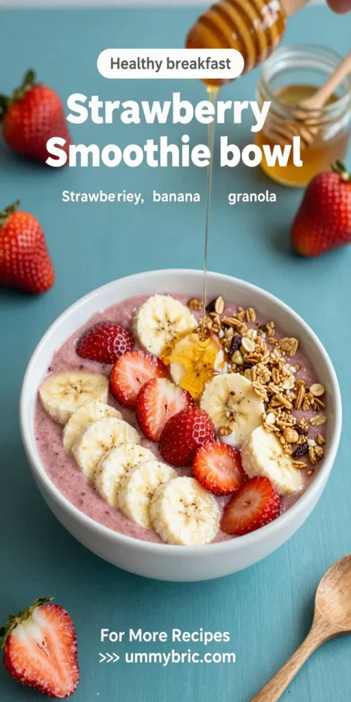 Strawberry Banana Smoothie Bowl