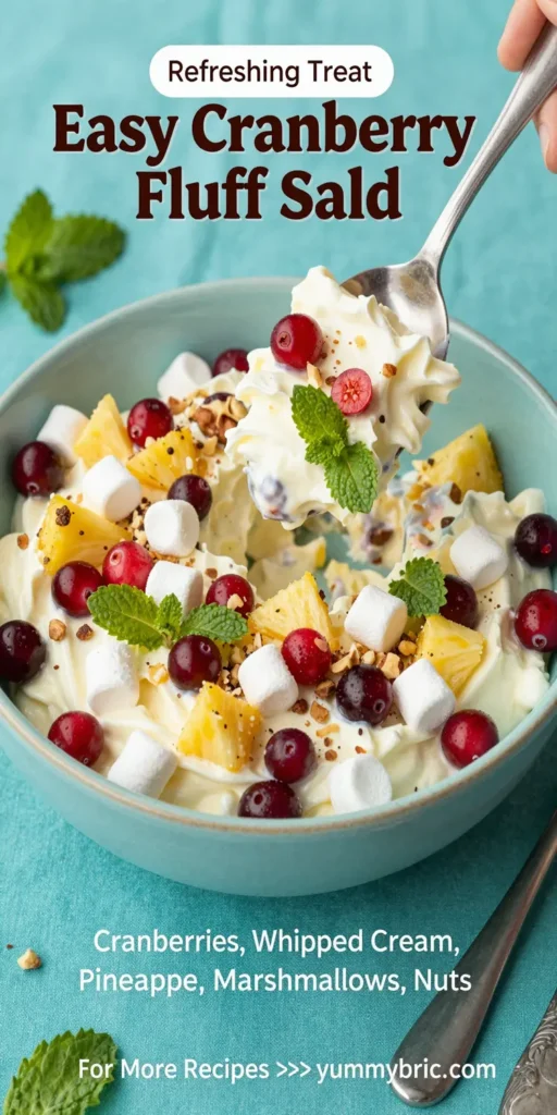 Easy Cranberry Fluff Salad