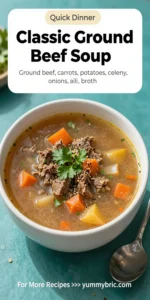 Classic Ground Beef Soup