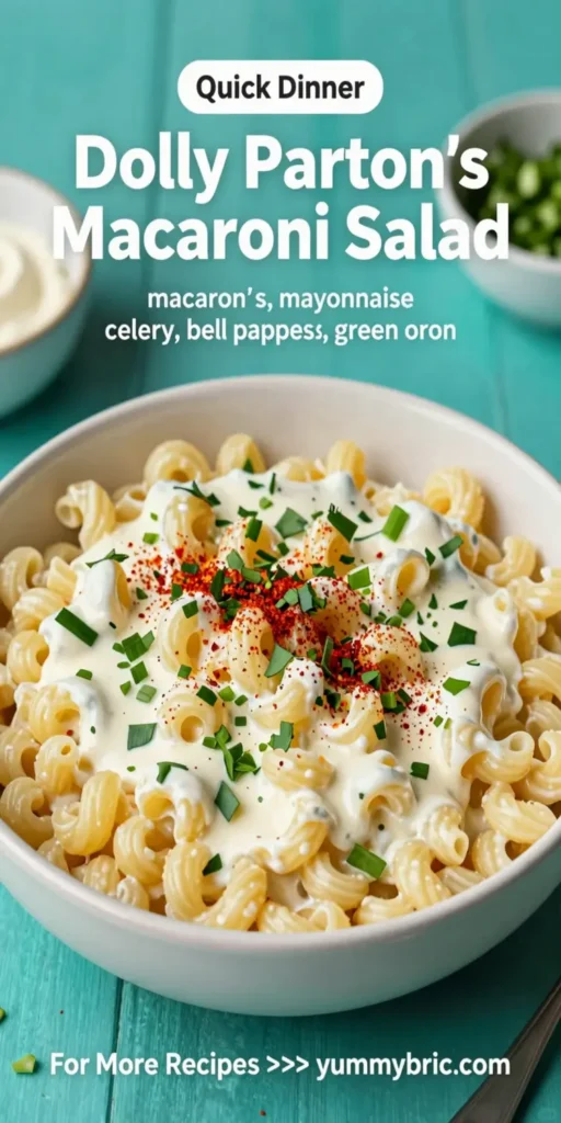 Dolly Parton’s Macaroni Salad