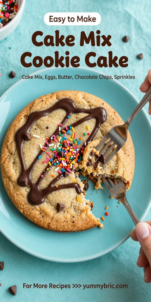 Cake Mix Cookie Cake