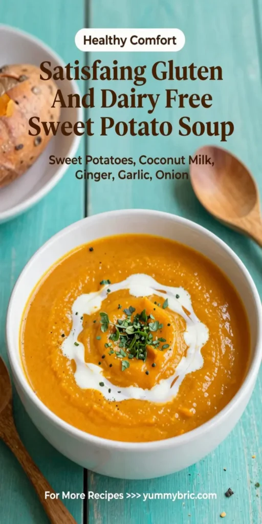 Satisfying Gluten And Dairy Free Sweet Potato Soup