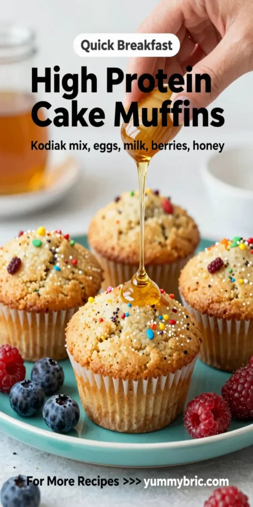 High Protein Kodiak Cake Muffins