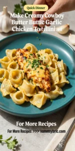 Make Creamy Cowboy Butter Garlic Chicken Tortellini Fast
