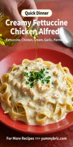 Creamy Fettuccine Chicken Alfredo