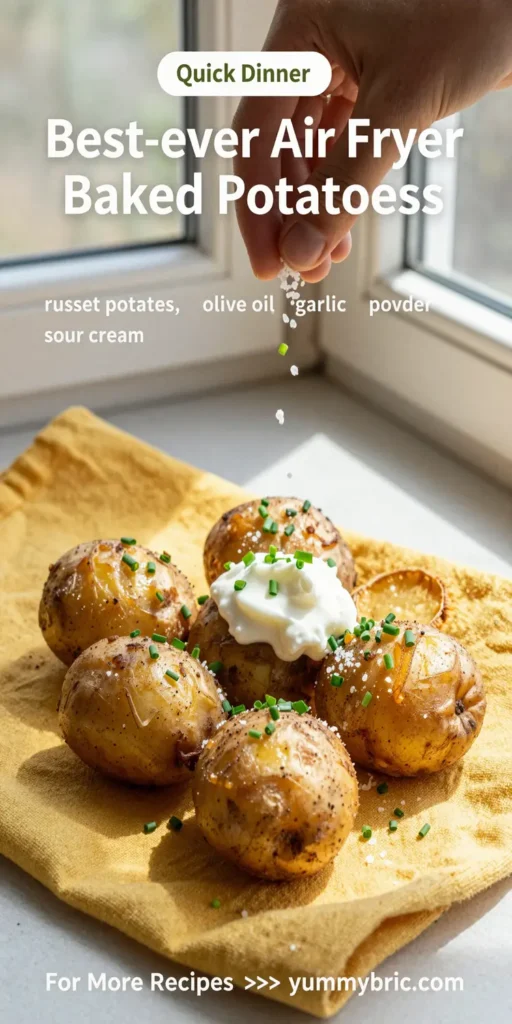Best-ever air fryer baked potatoes