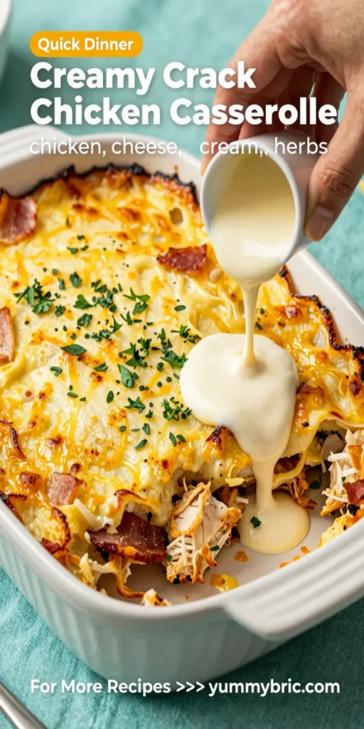 Creamy Crack Chicken Casserole