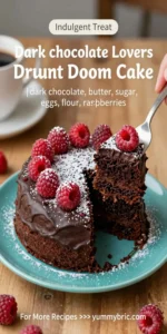 Dark Chocolate Lovers Dream | Mount Doom Cake