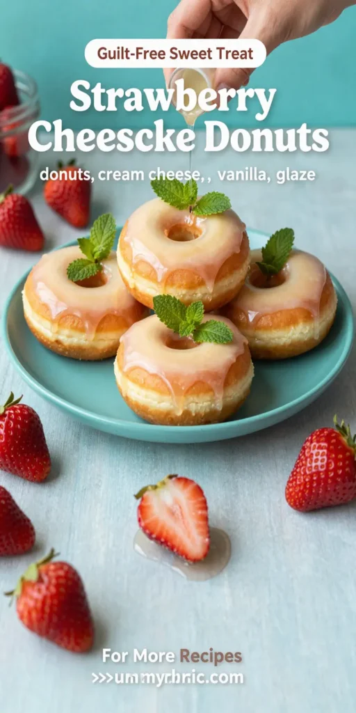 Strawberry Cheesecake Donuts