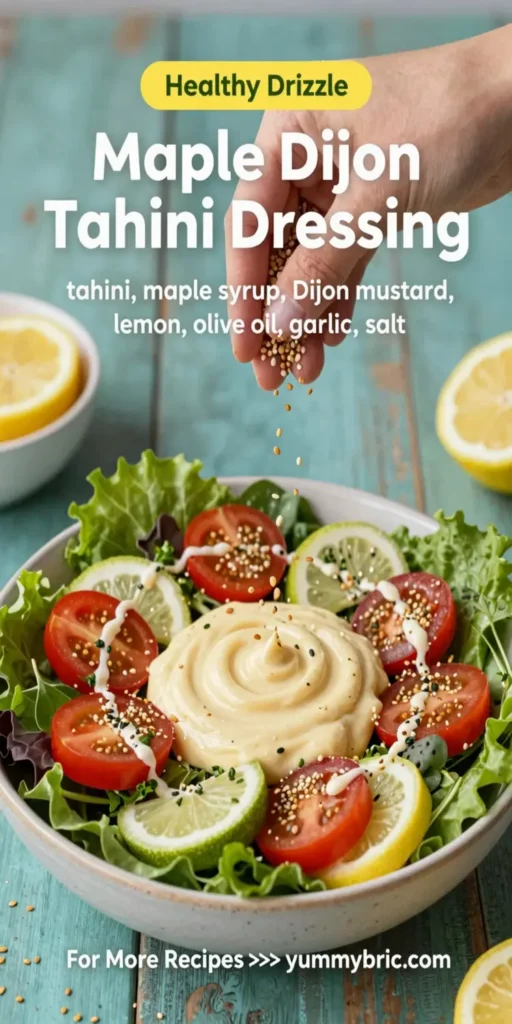 Maple Dijon Tahini Dressing