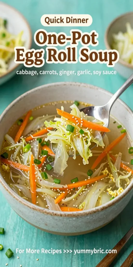 One-Pot Egg Roll Soup