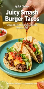Juicy Smash Burger Tacos